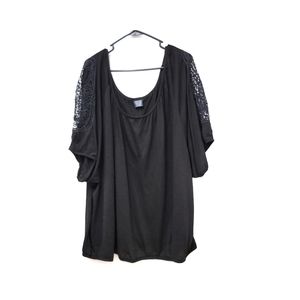 `T25694 Faded Glory Black Top
